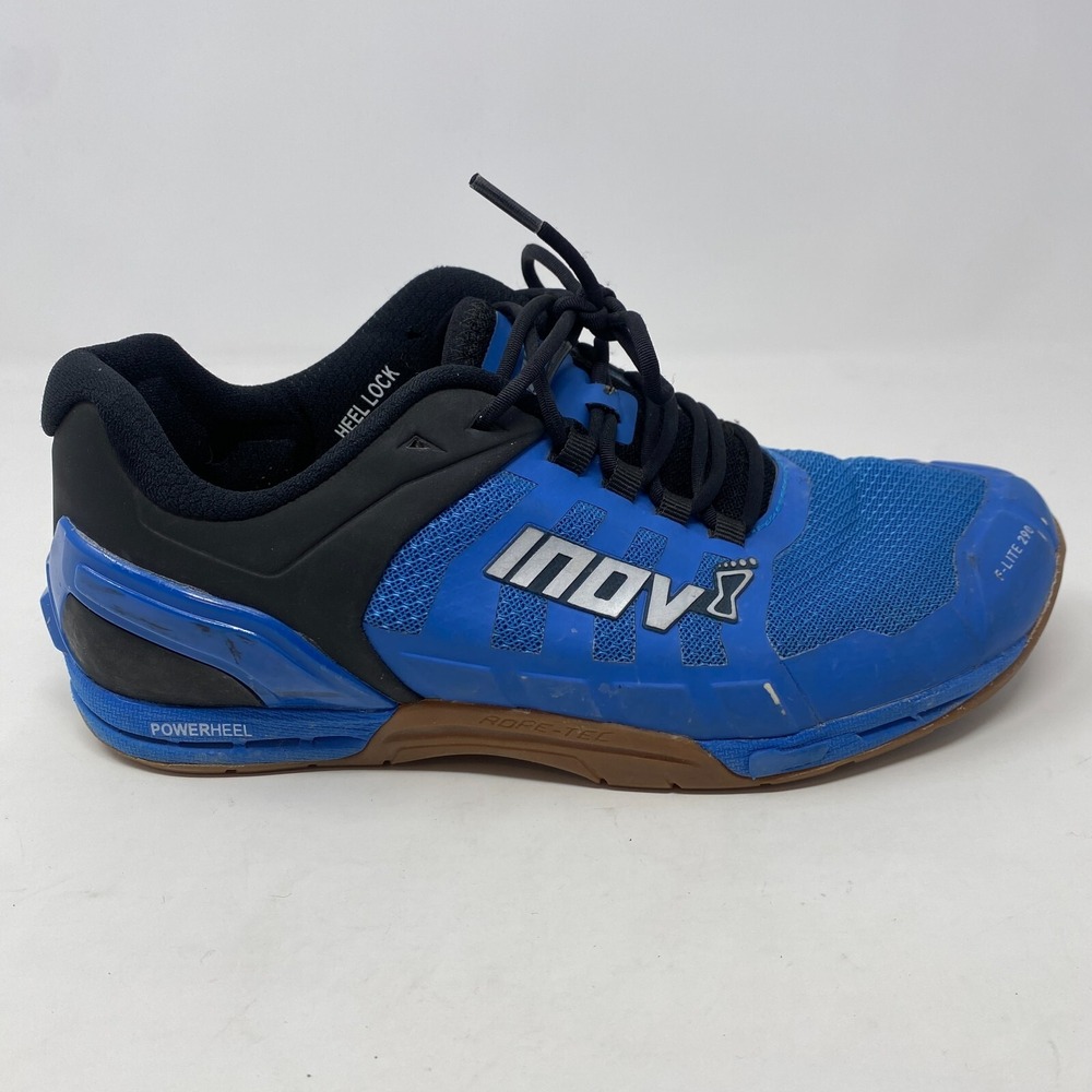 INOV8 F-Lite 290 Training Running Shoe‎ Sneaker Blue Heel Lock Men's Size 8